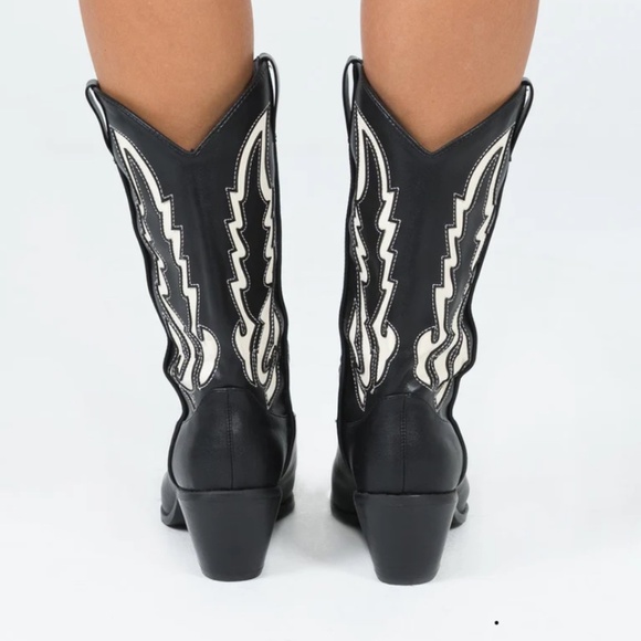 BILLINI NORVA BOOTS BLACK / BONE - Picture 2 of 8
